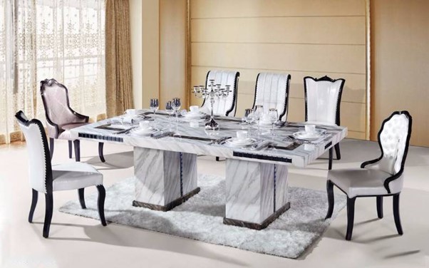 Các mẫu bàn ăn làm từ đá cẩm thạch đẹp