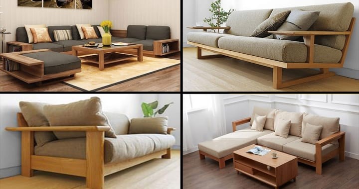 Ghế sofa gỗ cao su có tuổi thọ lâu dài cùng tính thẩm mỹ cao