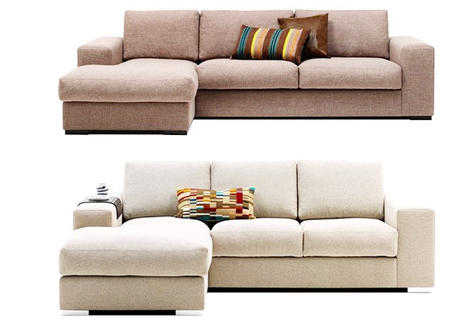 Sofa nỉ thiết kế với đa dạng mẫu mã, màu sắc