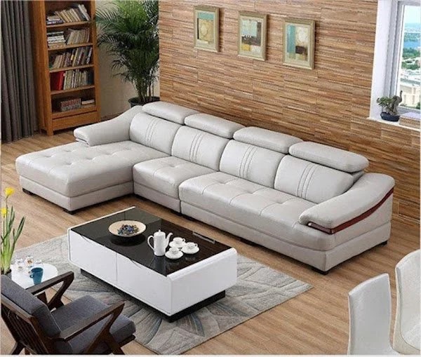 Một số mẫu sofa màu ghi đẹp tạo điểm nhấn cho không gian phòng khách