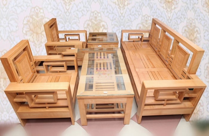 bàn ghế gỗ phòng khách giá rẻ, chất lượng