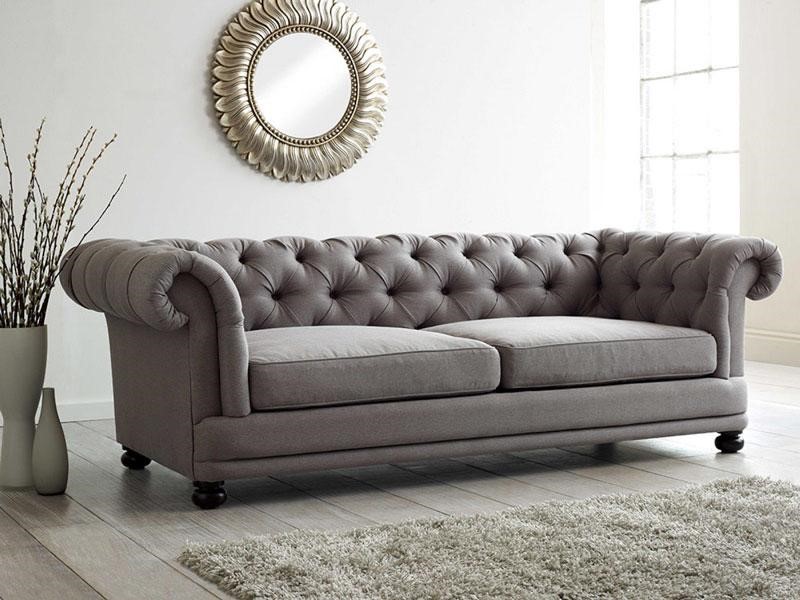 Mẫu ghế sofa bằng vải nỉ 