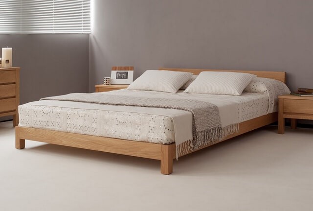 Thiết kế giường gỗ đơn giản