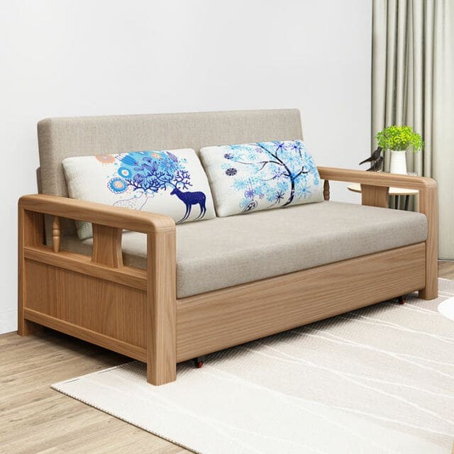 Sofa giường bằng gỗ là gì? 