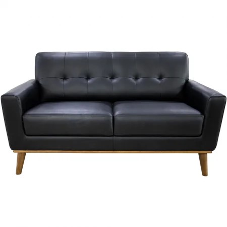 Sofa 2 chỗ màu đen sang trọng